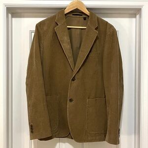 Uniqlo Tan Corduroy Jacket/Blazer